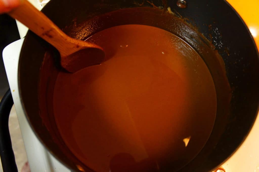 How to make roux: a chocolate roux